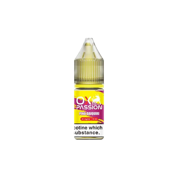 20mg OX Passion By OXVA 10ml Nic Salts (50VG/50PG) - Flavour: Blue Sour Razz