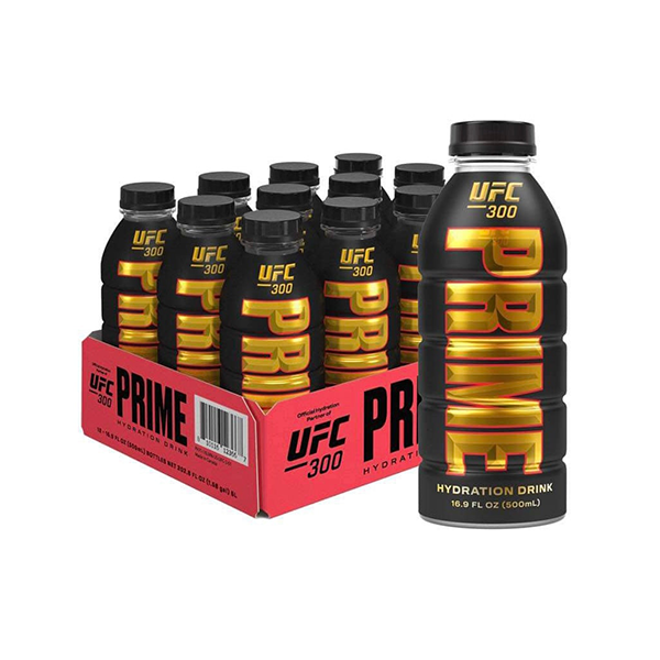 PRIME Hydration USA UFC 300 Edition Sports Drink 500ml - Quantity: Box of 12