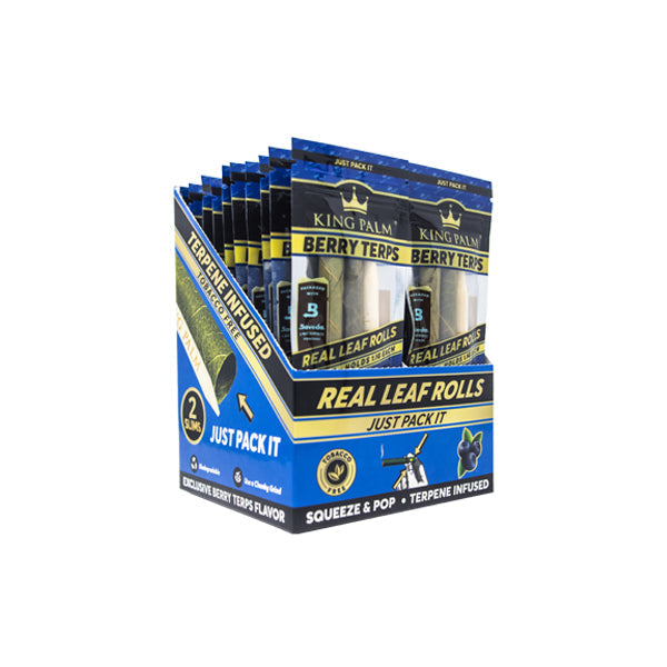 20 King Palm Mini Rolls - Display Pack - Flavour: Lemon Haze