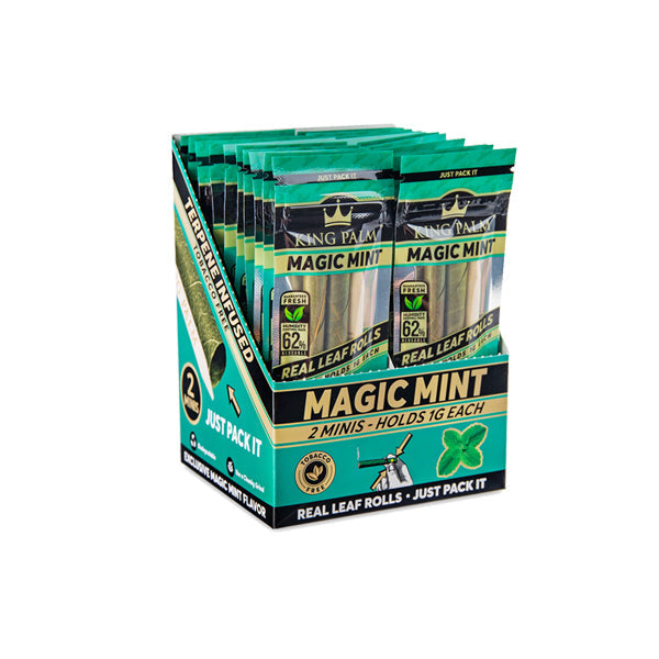 20 King Palm Mini Rolls - Display Pack - Flavour: Magic Mint