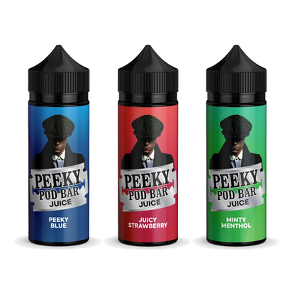 Peeky Blenders Pod Bar Juice 100ml Shortfill 0mg (50VG/50PG) - Flavour: Iron Bruce