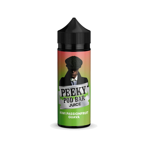 Peeky Blenders Pod Bar Juice 100ml Shortfill 0mg (50VG/50PG) - Flavour: Iron Bruce