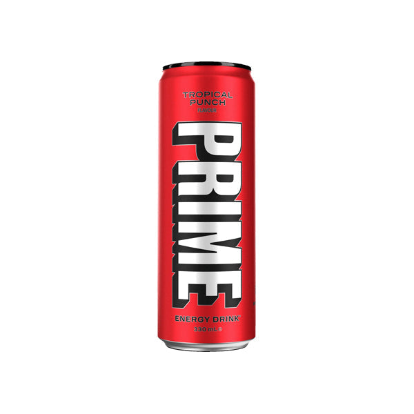 PRIME Energy USA Tropical Punch Drink Can 355ml - Best Before date - Size: 1 x 330ml