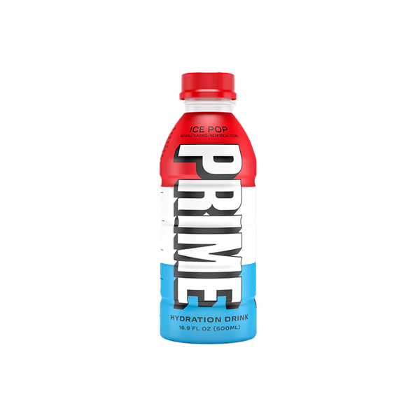 PRIME Hydration USA Ice Pop Sports Drink 500ml- Past Best Before date - Size: 1 x 500ml