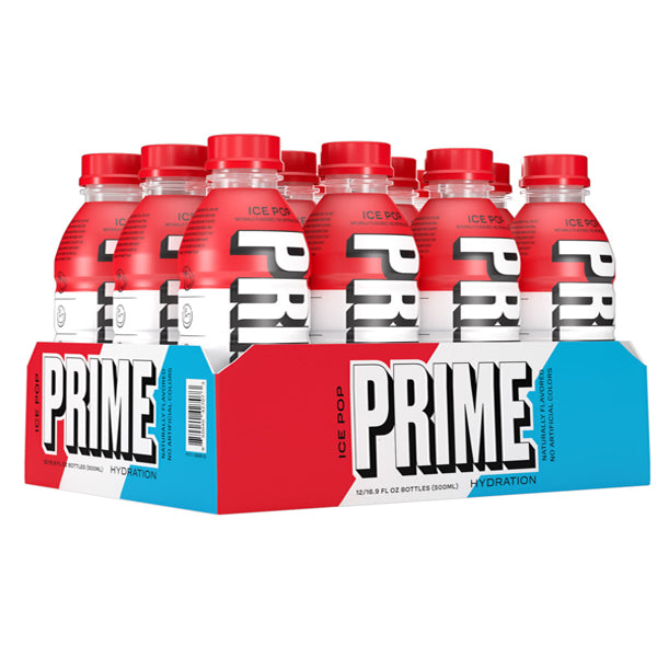 PRIME Hydration USA Ice Pop Sports Drink 500ml- Past Best Before date - Size: 1 x 500ml