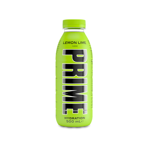 PRIME Hydration Lemon Lime Sports Drink 500ml - Size: 12 x 500ml