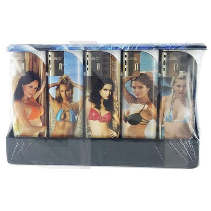 25 x 4Smoke Wind-Proof Printed Lighters - 218WE - Design: London