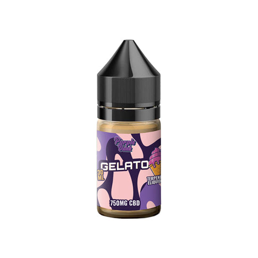 Purple Dank Terpene Infused 750mg Full Spectrum CBD E-liquid 30ml (BUY 1 GET 1 FREE) - Flavour: Gelato
