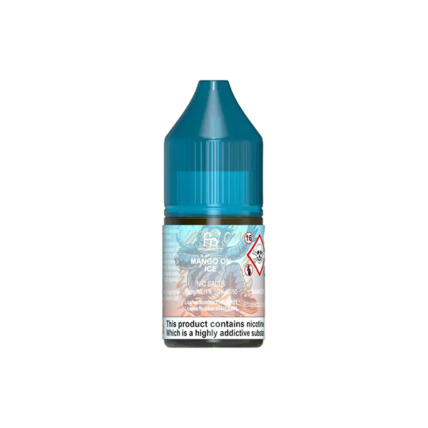 10mg RandM 7000 Tornado Nic Salts (50VG/50PG) - Flavour: Strawberry Raspberry Cherry Ice