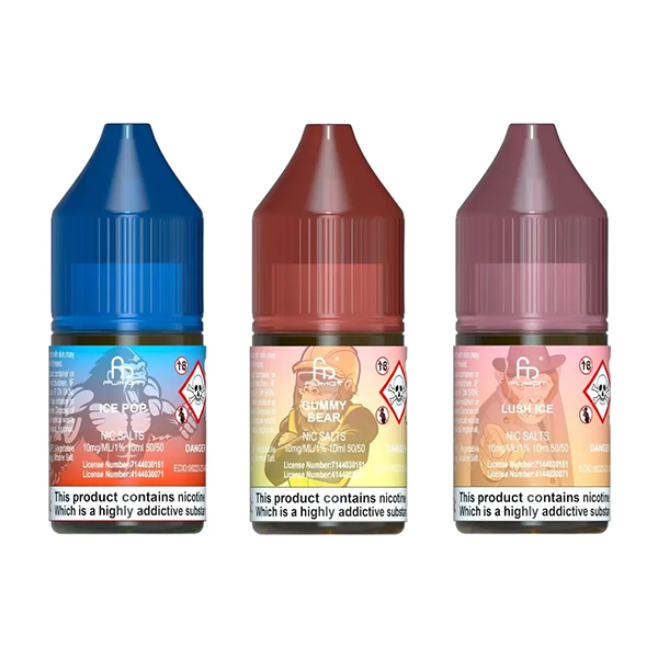 10mg RandM 7000 Tornado Nic Salts (50VG/50PG) - Flavour: Strawberry Raspberry Cherry Ice