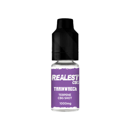 Realest CBD 1000mg Terpene Infused CBG Booster Shot 10ml (BUY 1 GET 1 FREE) - Flavour: Platinum GSC