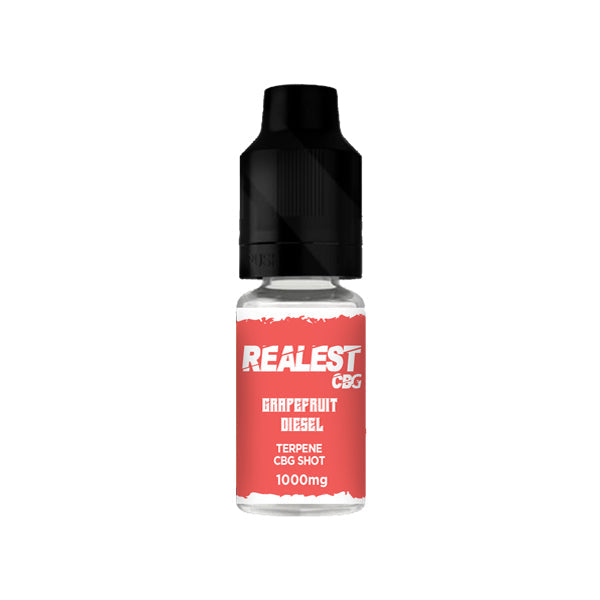 Realest CBD 1000mg Terpene Infused CBG Booster Shot 10ml (BUY 1 GET 1 FREE) - Flavour: Blue Dream