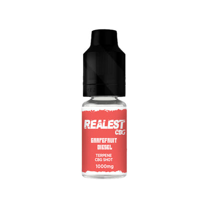 Realest CBD 1000mg Terpene Infused CBG Booster Shot 10ml (BUY 1 GET 1 FREE) - Flavour: RS11