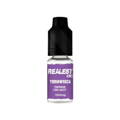 Realest CBD 1500mg Terpene Infused CBG Booster Shot 10ml (BUY 1 GET 1 FREE) - Flavour: Super Lemon Haze