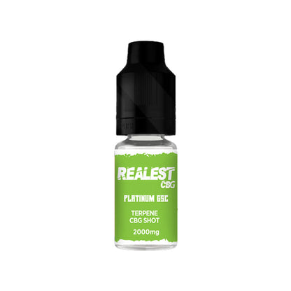 Realest CBD 2000mg Terpene Infused CBG Booster Shot 10ml (BUY 1 GET 1 FREE) - Flavour: Super Lemon Haze