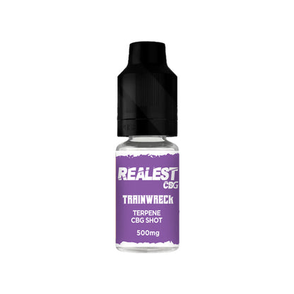 Realest CBD 500mg Terpene Infused CBG Booster Shot 10ml (BUY 1 GET 1 FREE) - Flavour: Super Lemon Haze