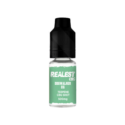 Realest CBD 500mg Terpene Infused CBG Booster Shot 10ml (BUY 1 GET 1 FREE) - Flavour: Platinum GSC