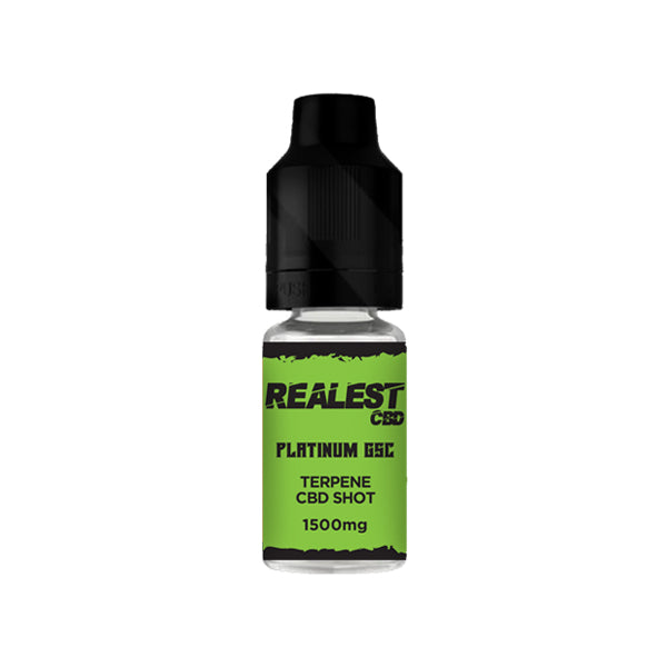 Realest CBD 1500mg Terpene Infused CBD Booster Shot 10ml (BUY 1 GET 1 FREE) - Flavour: Super Lemon Haze