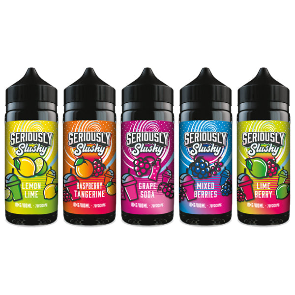 Seriously Slushy by Doozy Vape 100ml Shortfill 0mg (70VG/30PG) - Flavour: Grape Soda