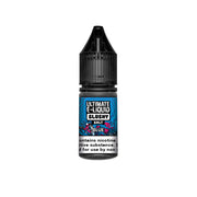 10mg Ultimate E-liquid Slushy Nic Salts 10ml (50VG/50PG) - Flavour: Blue