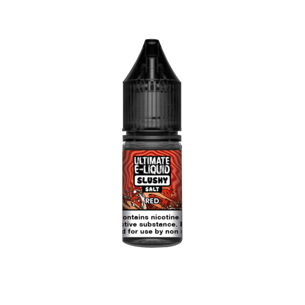 10mg Ultimate E-liquid Slushy Nic Salts 10ml (50VG/50PG) - Flavour: Red