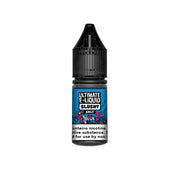 20mg Ultimate E-liquid Slushy Nic Salts 10ml (50VG/50PG) - Flavour: Blue