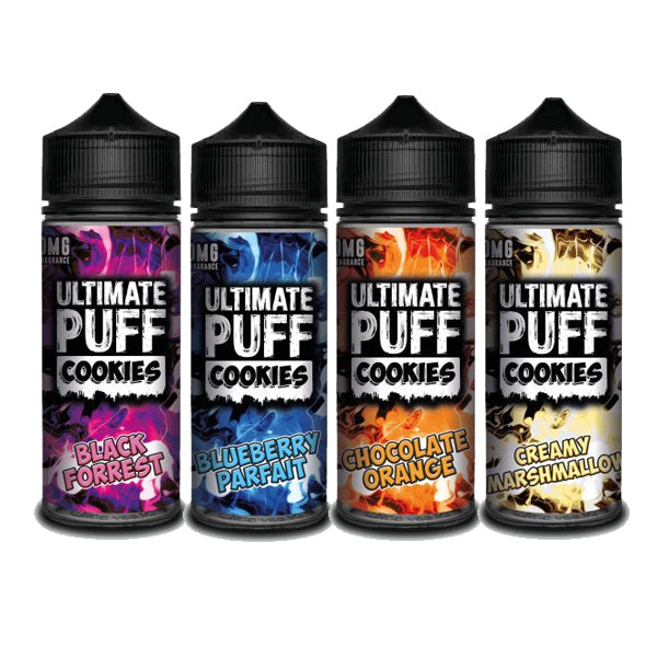 Ultimate Puff Cookies 0mg 100ml Shortfill (70VG/30PG) - Flavour: Chocolate Orange