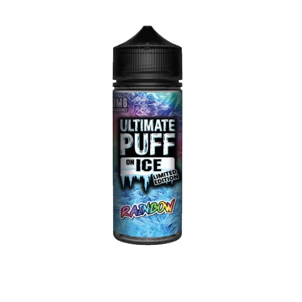 Ultimate Puff On Ice 0mg 100ml Shortfill (70VG/30PG) - Flavour: Rainbow