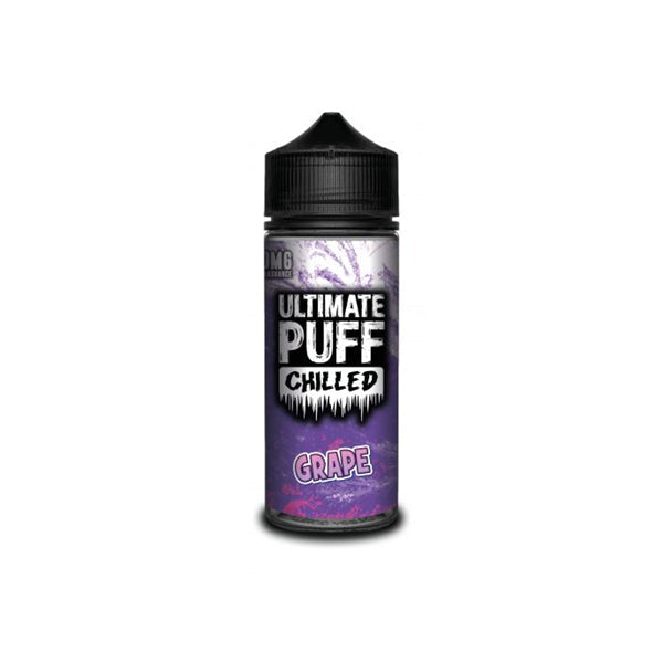 Ultimate Puff Chilled 0mg 100ml Shortfill (70VG/30PG) - Flavour: Chilled Blue Raspberry