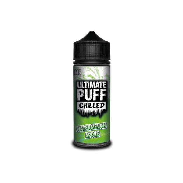 Ultimate Puff Chilled 0mg 100ml Shortfill (70VG/30PG) - Flavour: Chilled Blue Raspberry
