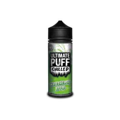 Ultimate Puff Chilled 0mg 100ml Shortfill (70VG/30PG) - Flavour: Chilled Blue Raspberry