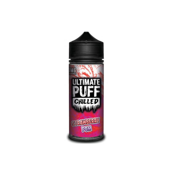 Ultimate Puff Chilled 0mg 100ml Shortfill (70VG/30PG) - Flavour: Chilled Strawberry Pom