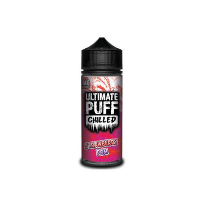 Ultimate Puff Chilled 0mg 100ml Shortfill (70VG/30PG) - Flavour: Chilled Pink Raspberry