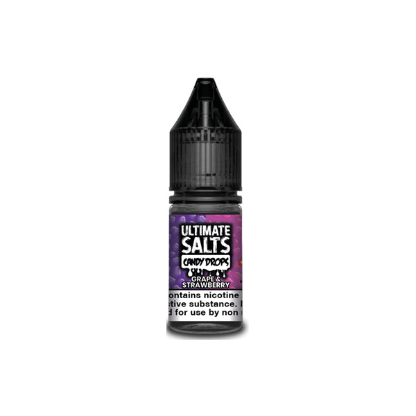 20MG Ultimate Puff Salts Candy Drops 10ML Flavoured Nic Salts - Flavour: Lemon & Sour Apple