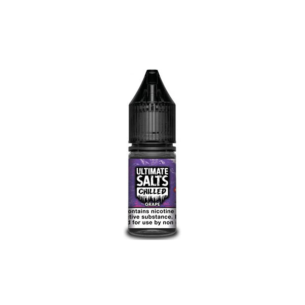 20MG Ultimate Puff Salts Chilled 10ML Flavoured Nic Salts (50VG/50PG) - Flavour: Watermelon Apple