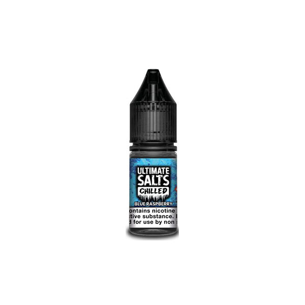 20MG Ultimate Puff Salts Chilled 10ML Flavoured Nic Salts (50VG/50PG) - Flavour: Blue Raspberry