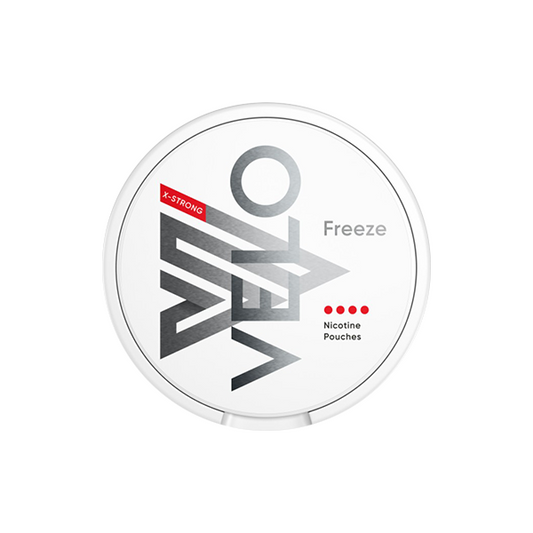 17mg Velo Slim Ultra Strength Nicotine Pouches - 20 Pouches - Flavour: Freezing Peppermint (Freeze)