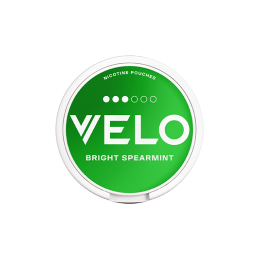 10mg Velo Slim Strong Strength Nicotine Pouches - 20 Pouches - Flavour: Bright Spearmint