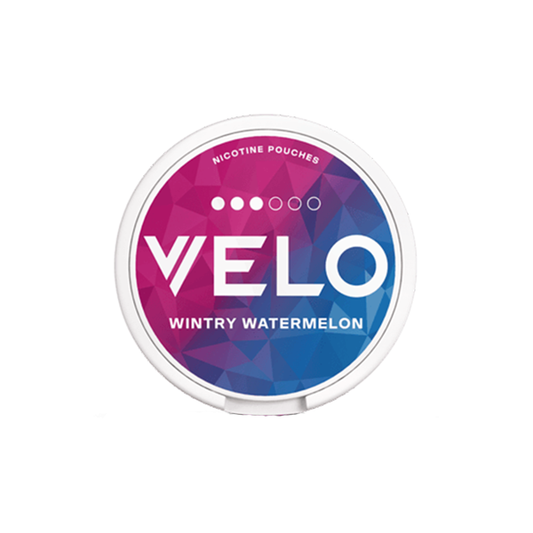 10mg Velo Slim Strong Strength Nicotine Pouches - 20 Pouches - Flavour: Winter Watermelon