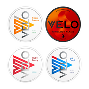 10mg Velo Slim Strong Strength Nicotine Pouches - 20 Pouches - Flavour: Cherry Ice