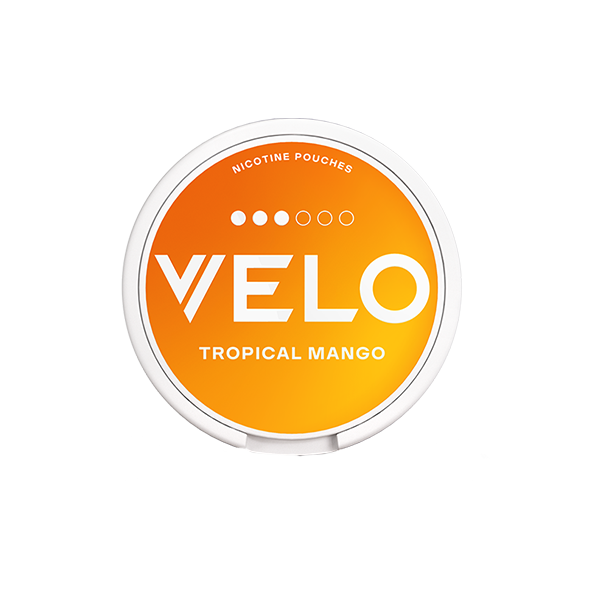 10mg Velo Slim Strong Strength Nicotine Pouches - 20 Pouches - Flavour: Mango Flame