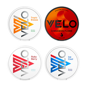 10mg Velo Slim Strong Strength Nicotine Pouches - 20 Pouches - Flavour: Orange Spark