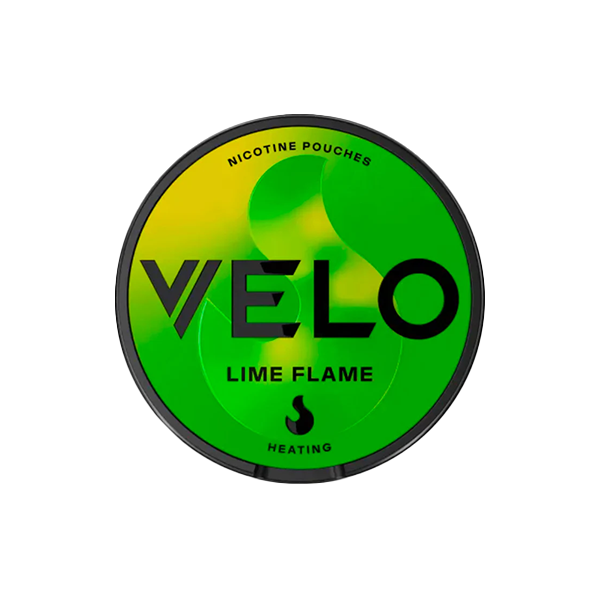 8mg Velo Slim Medium Strength Nicotine Pouches - 20 Pouches - Flavour: Lime Flame