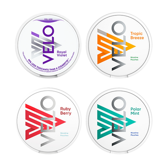6mg Velo Medium Strength Nicotine Pouches - 20 Pouches - Flavour: Crispy Peppermint