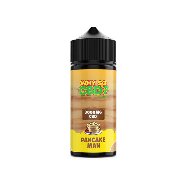 Why So CBD? 3000mg Full Spectrum CBD E-liquid 120ml - Flavour: Agent Apple
