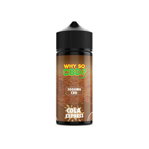Why So CBD? 3000mg Full Spectrum CBD E-liquid 120ml - Flavour: Hash Berg