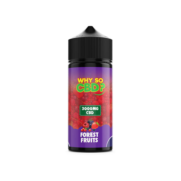 Why So CBD? 3000mg Full Spectrum CBD E-liquid 120ml - Flavour: Hash Berg