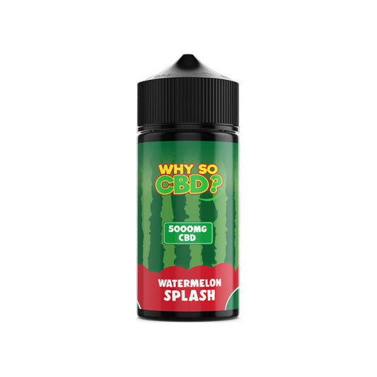 Why So CBD? 5000mg Full Spectrum CBD E-liquid 120ml - Flavour: Rainbow Skittz