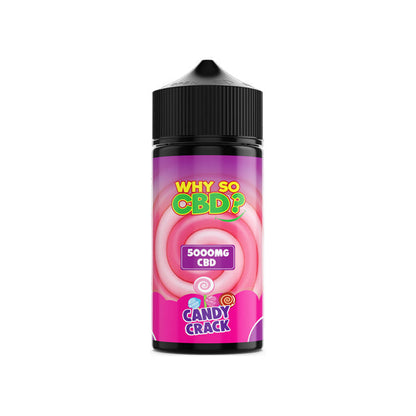 Why So CBD? 5000mg Full Spectrum CBD E-liquid 120ml - Flavour: Jammy Strawberries