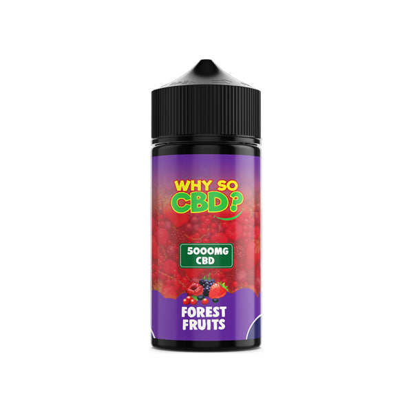 Why So CBD? 5000mg Full Spectrum CBD E-liquid 120ml - Flavour: Hash Berg